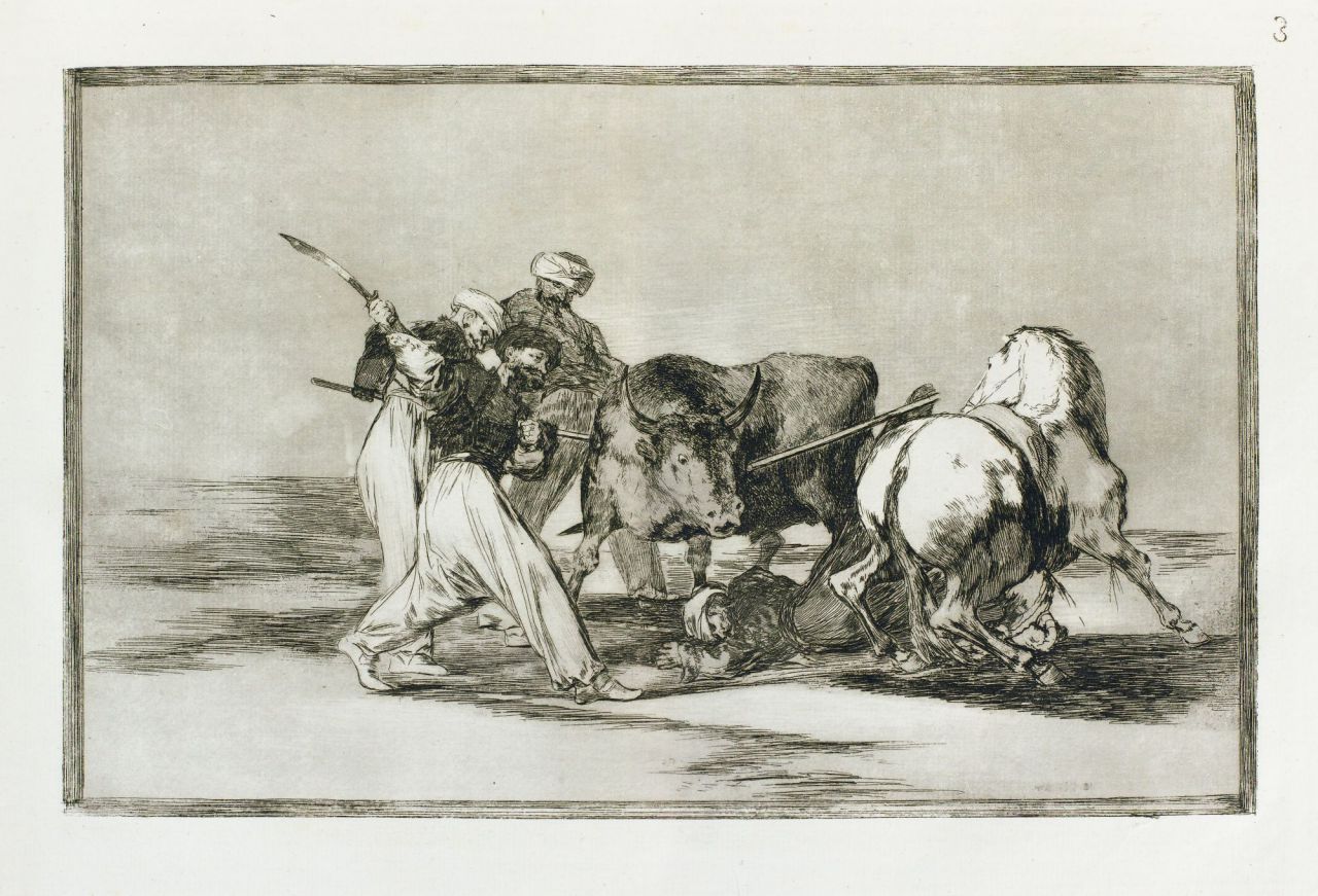 Grabados de 'La Tauromaquia' de Goya