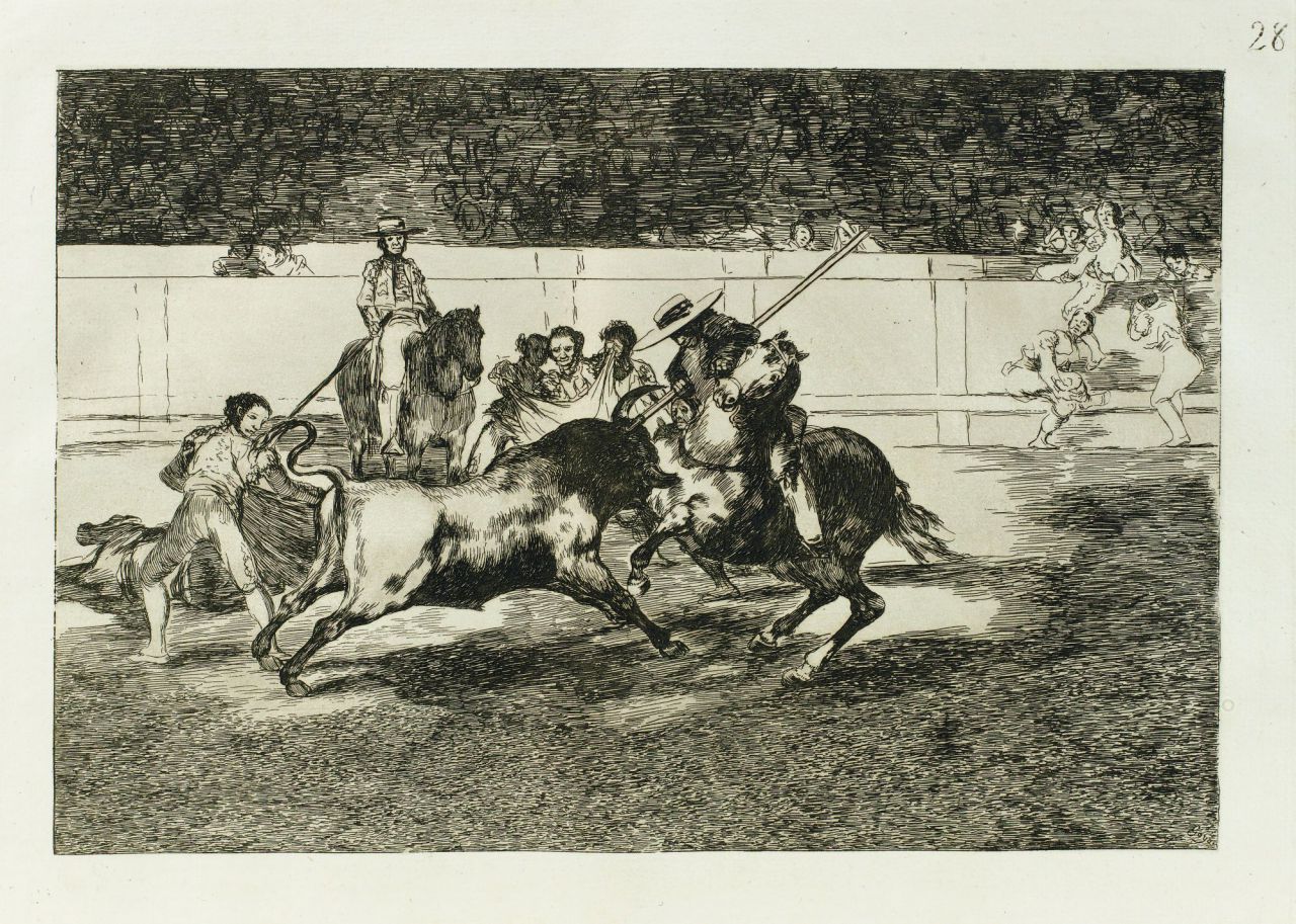 Grabados de 'La Tauromaquia' de Goya