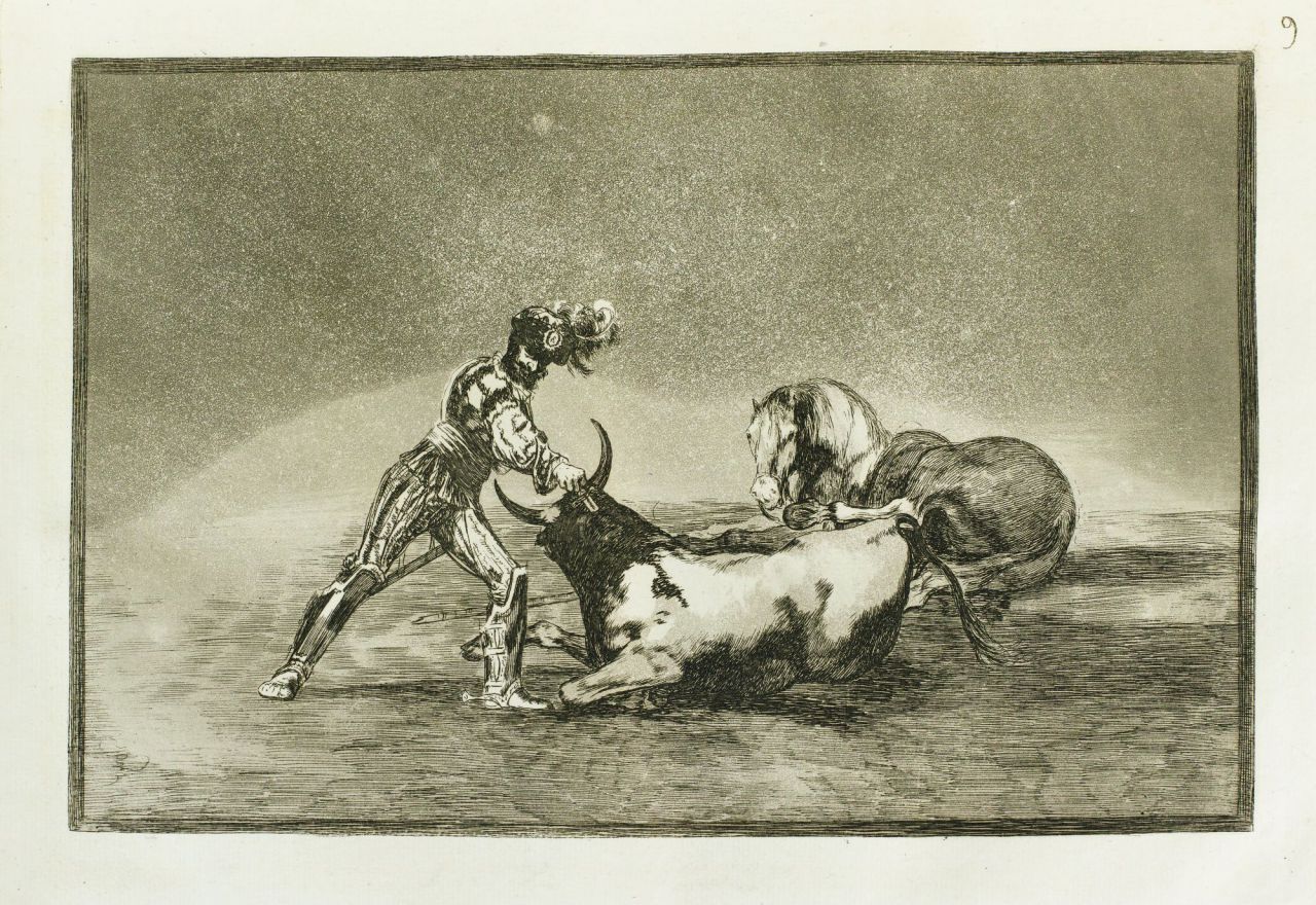 Grabados de 'La Tauromaquia' de Goya