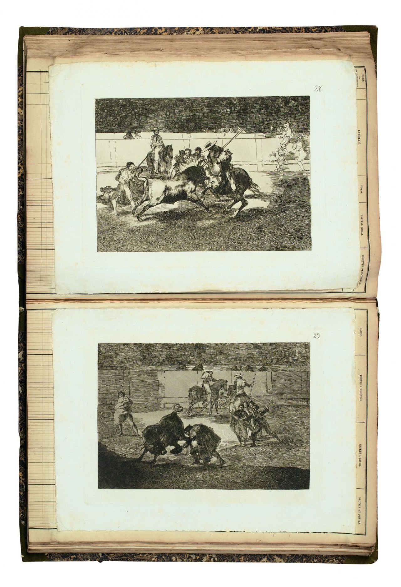 Grabados de 'La Tauromaquia' de Goya
