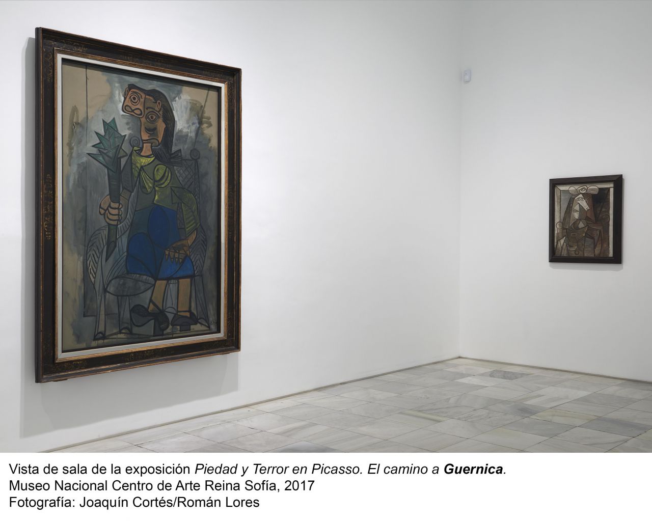 Exposición 'Piedad y terror en Picasso: el camino a Guernica', concebida de forma específica para celebrar el 80 aniversario de la creación del cuadro.