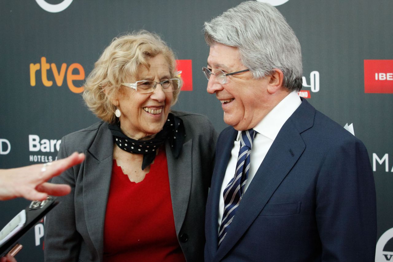 Manuela Carmena y Enrique Cerezo.