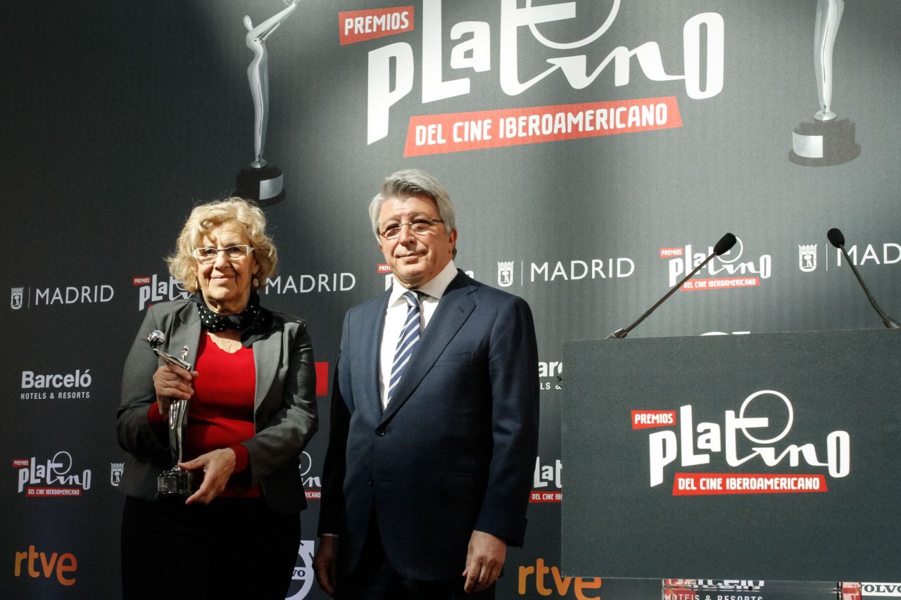 Manuela Carmena y Enrique Cerezo.