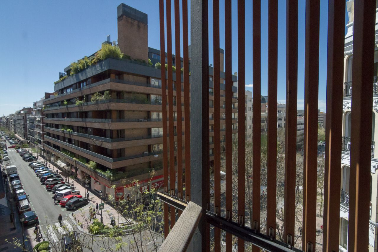 Vista desde una de las terrazas con orientación suroeste de la calle Lagasca.