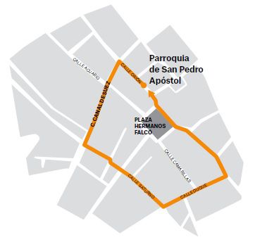 Viernes Santo 19:00h
Imágenes: Santísimo Cristo de la Expiración · Nuestra Señora
de la Soledad.