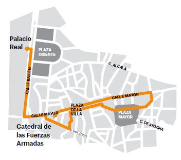 Viernes Santo 19:00h
Imagen: Santísimo Cristo de la Fe (Felipe Torres Villarejo, 2007).
Organización: Congregación del Santísimo Cristo de la Fe, Cristo
de los Alabarderos, y María Inmaculada, Reina de los Ángeles.
Acompañamiento musical: Pífanos y tambores de la Unidad
de Música de la Guardia Real, en el Cristo.