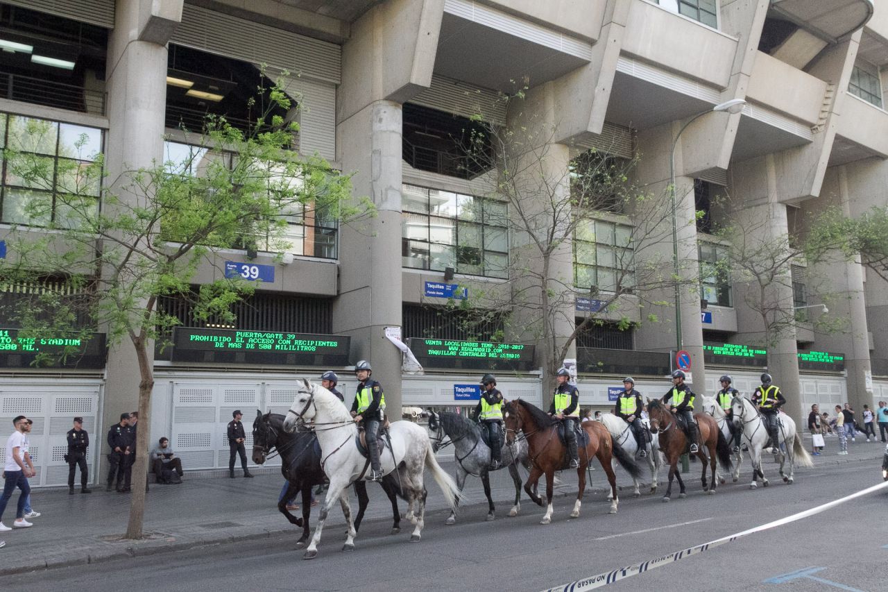 Grandes medidas de seguridad con más de 1800 efectivos de policía desplegados.