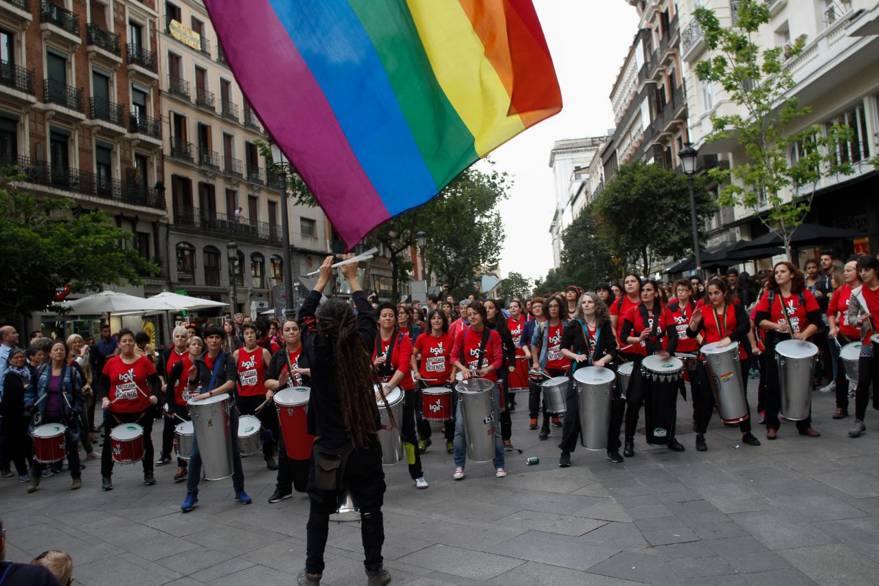 Batucada organizada por Arcópoli.