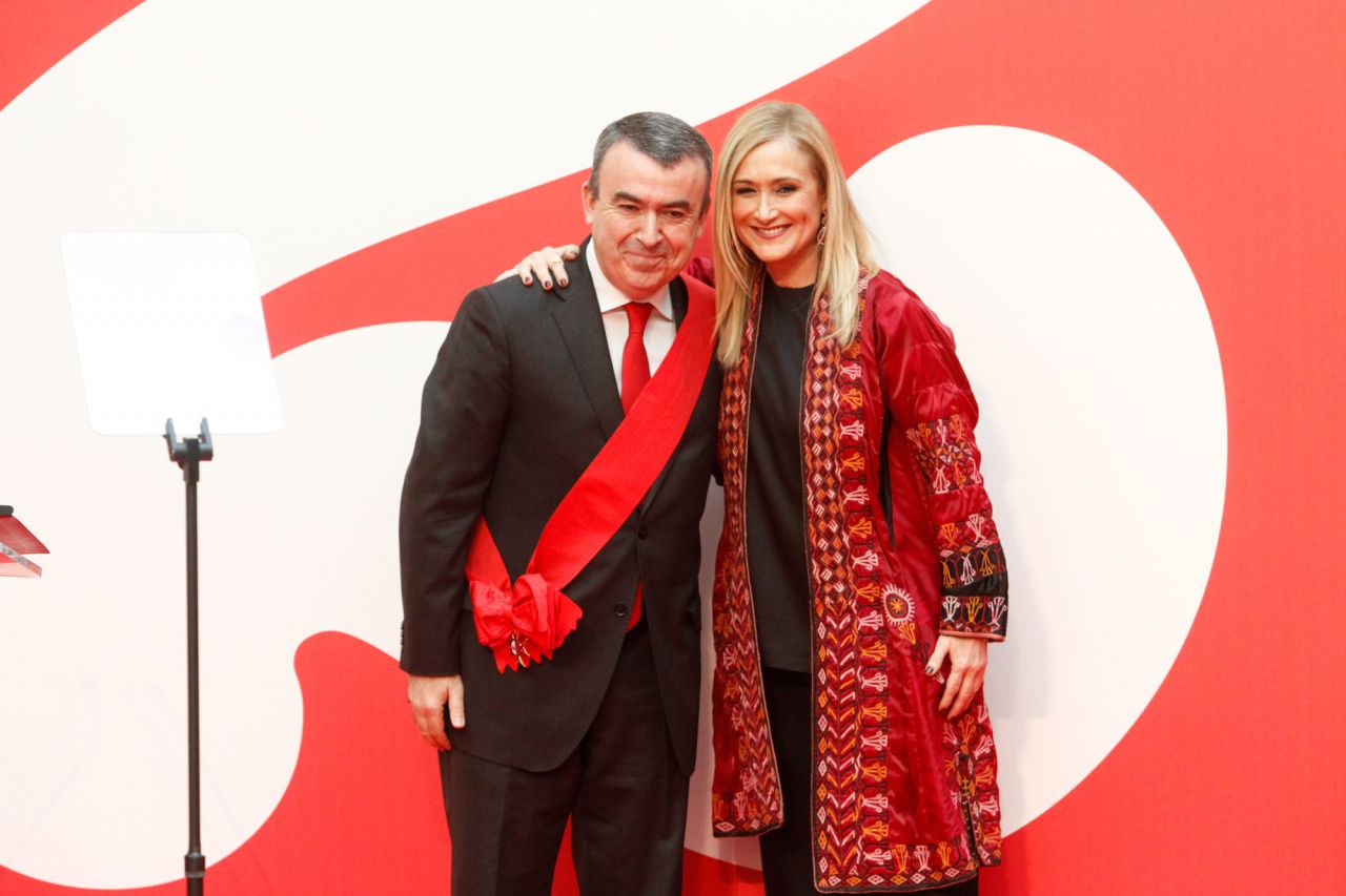 Cristina Cifuentes y Lorenzo Silva