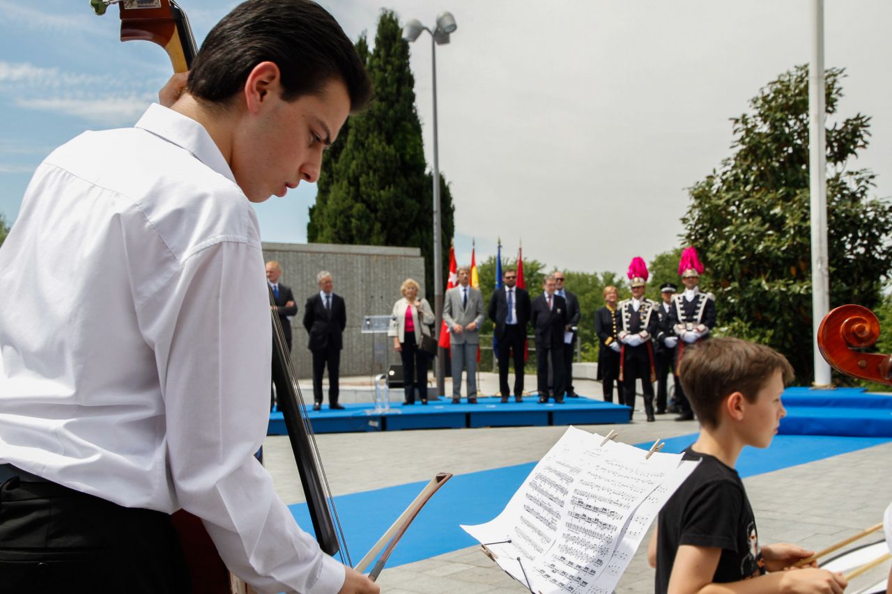 La orquesta ha cerrado el acto al Día de Europa.