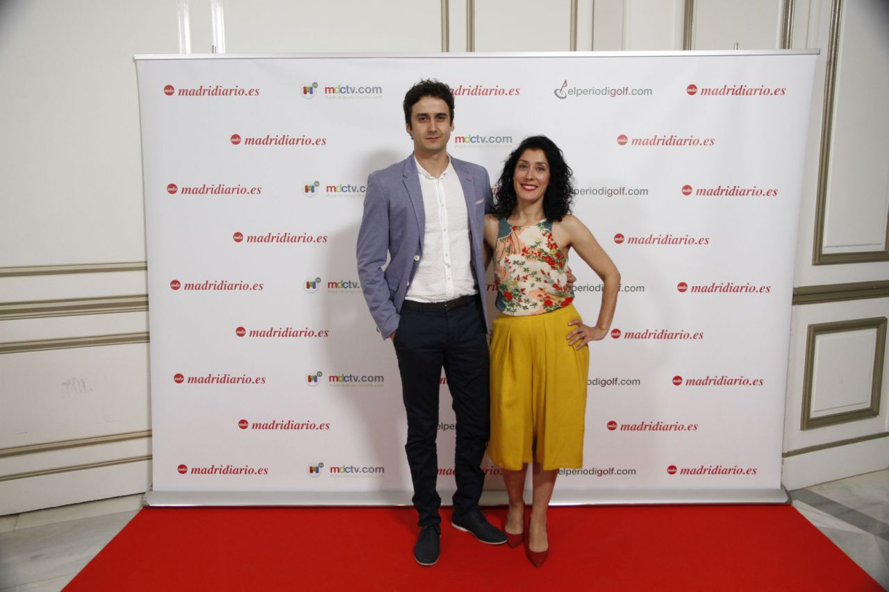 Jorge Pobes y Sandra Marchena en los premios