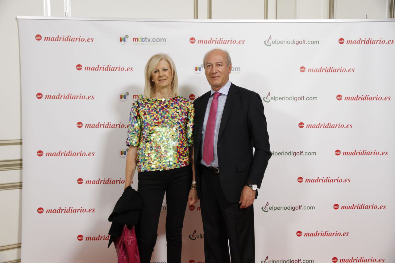 Antonio García y Ana García en los premios