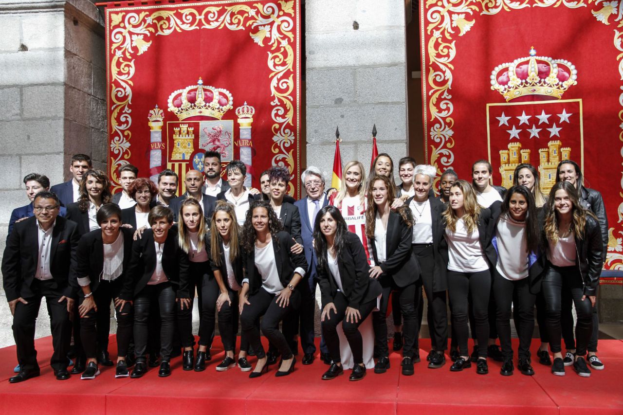 La plantilla al completo.