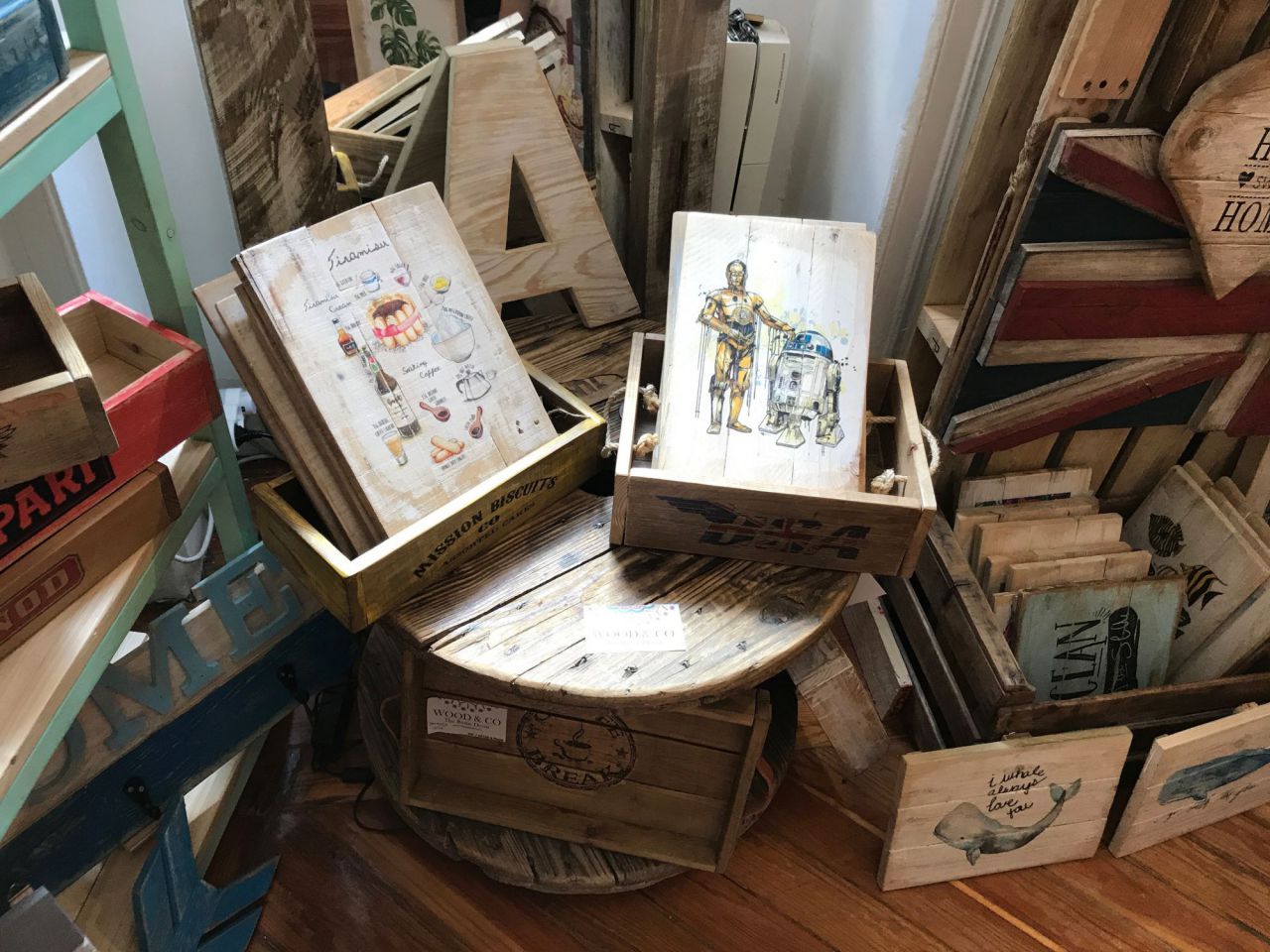 Expositor de WOOD & CO.