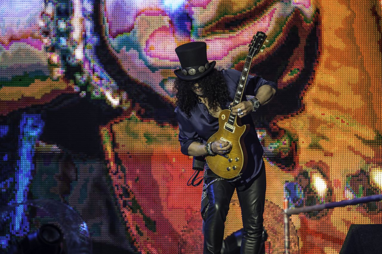 Slash, guitarrista del grupo