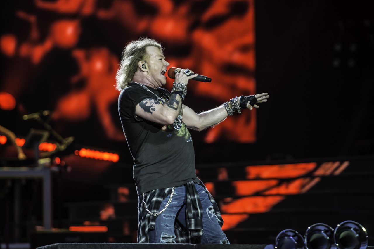Axl Rose en el concierto del pasado 4 de junio