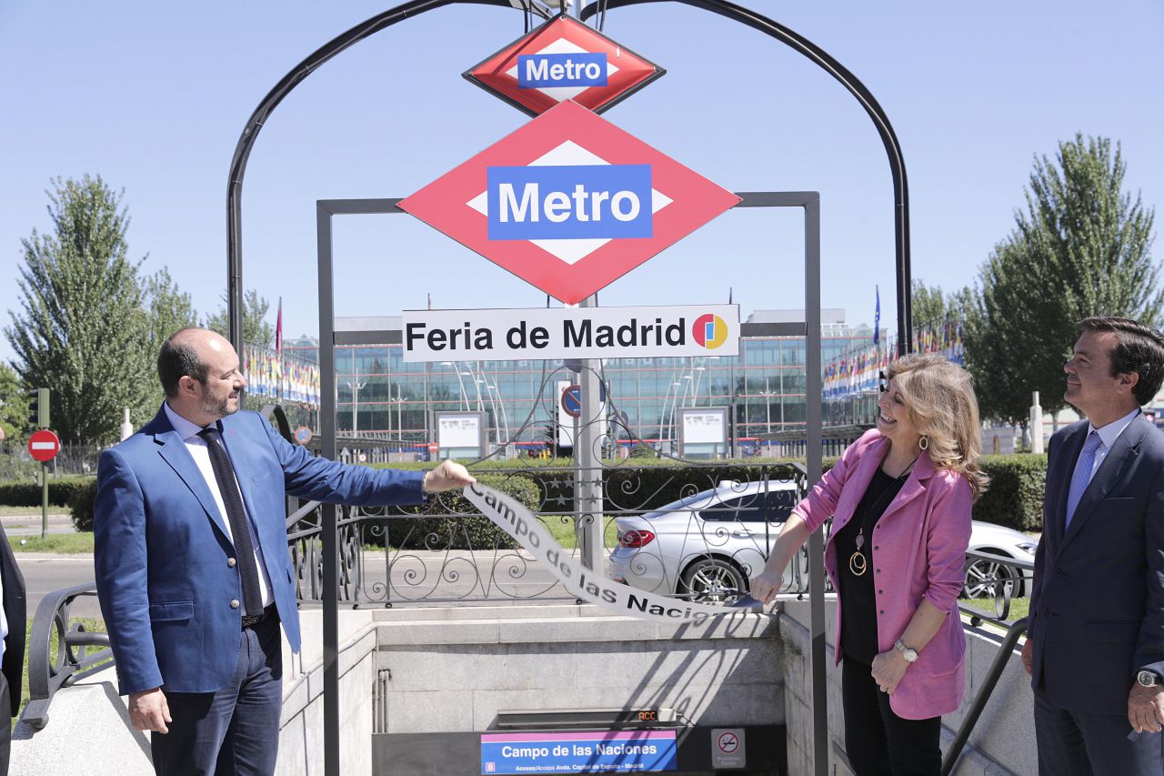 Se trata de la segunda estación de Metro que cambiará de nombre en 2017, ya que está previsto que en agosto Estadio Olímpico (L7) pase a llamarse Estadio Metropolitano.   