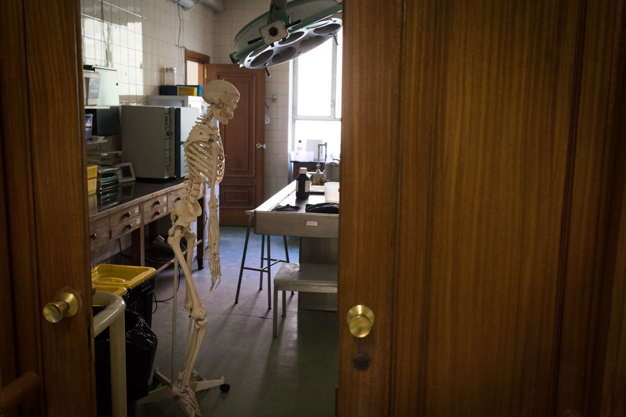 Departamento de antropología forense.