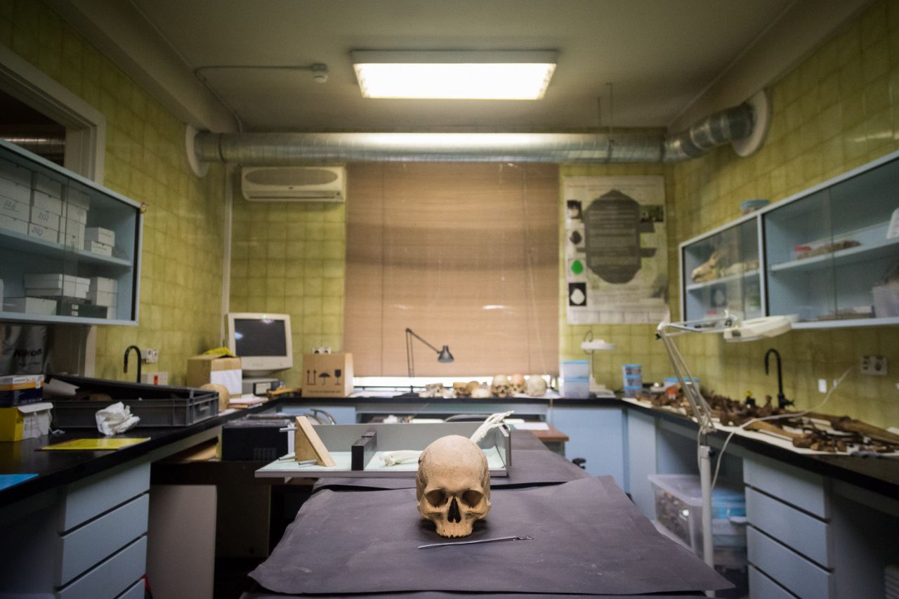 Departamento de antropología forense.