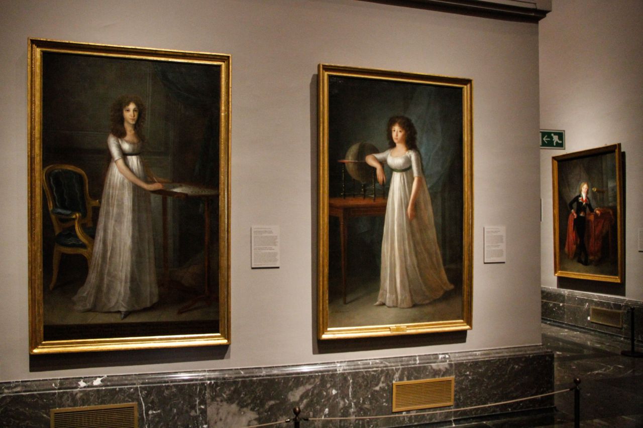 Josefa Manuela Téllez-Girón, futura marquesa de Camarasa. Joaquina Téllez-Girón, futura marquesa de Santa Cruz. Agustín Esteve Francisco de Borja Téllez-Girón, futuro X duque de Osuna.