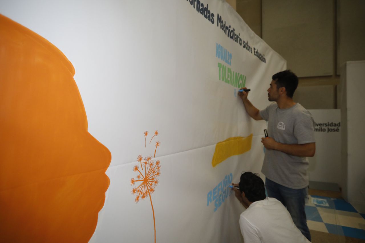 Mural del programa Alerta Bullying de Ginso.