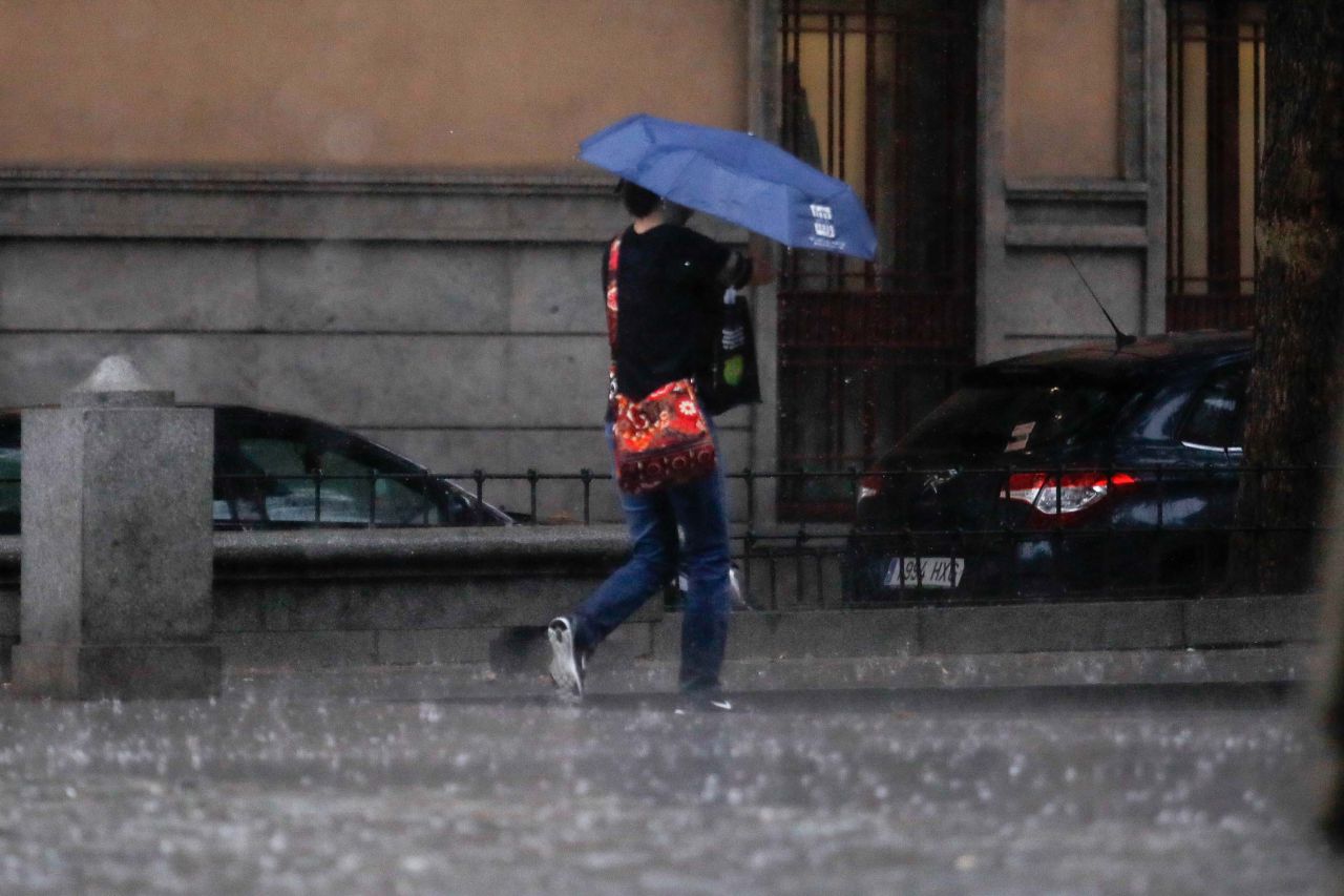 Madrid se ha visto colapsada por la lluvia.