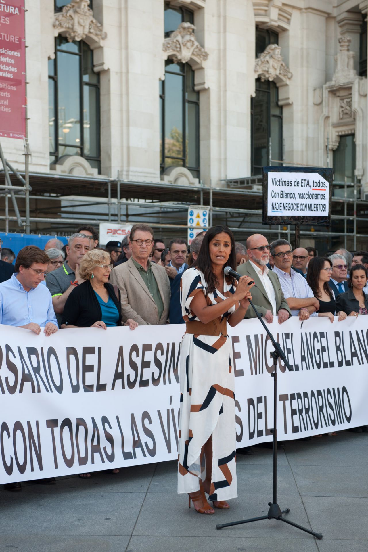 Rita Maestre en Cibeles.