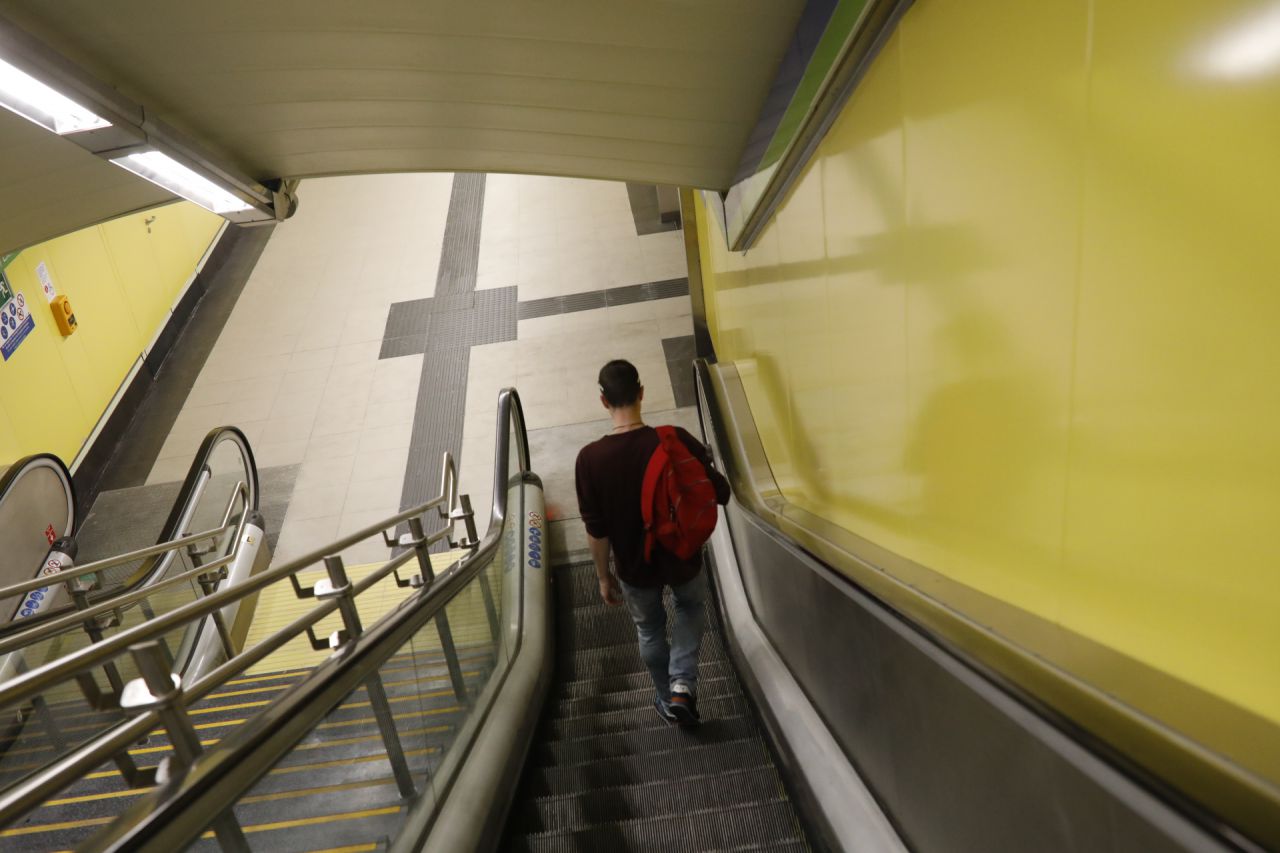 Escaleras mecánicas renovadas.