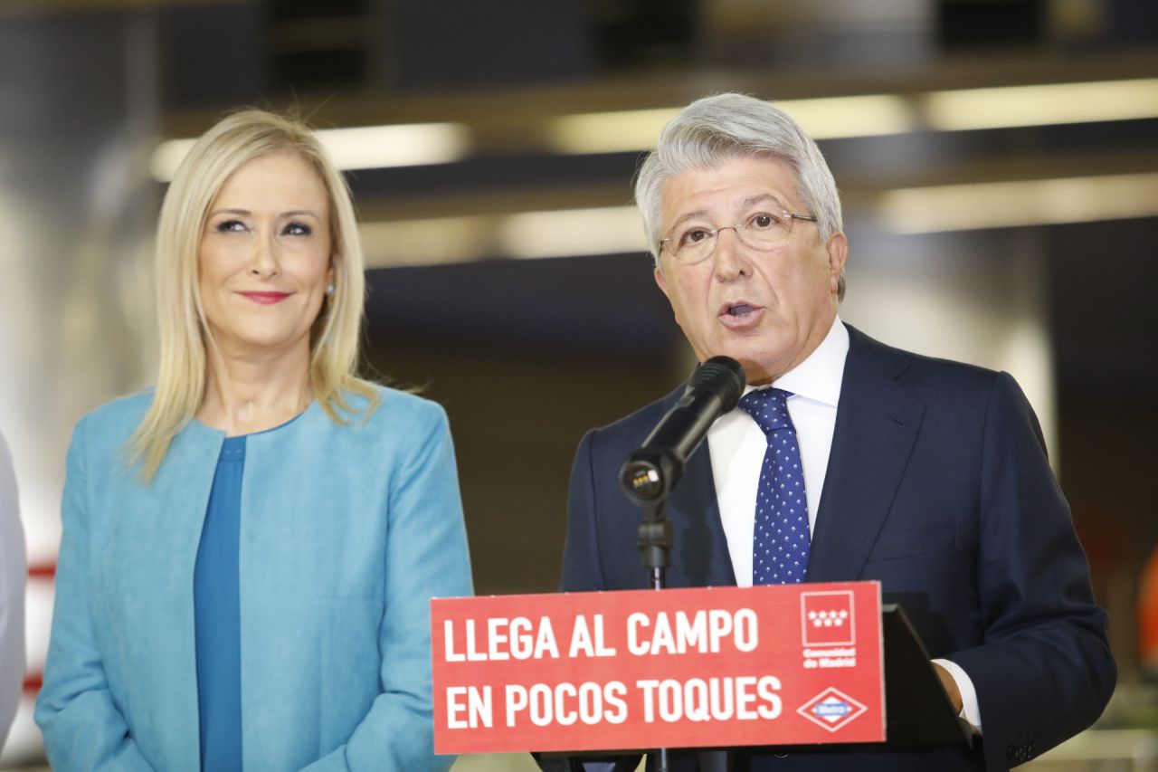 Enrique Cerezo y Cristina Cifuentes.