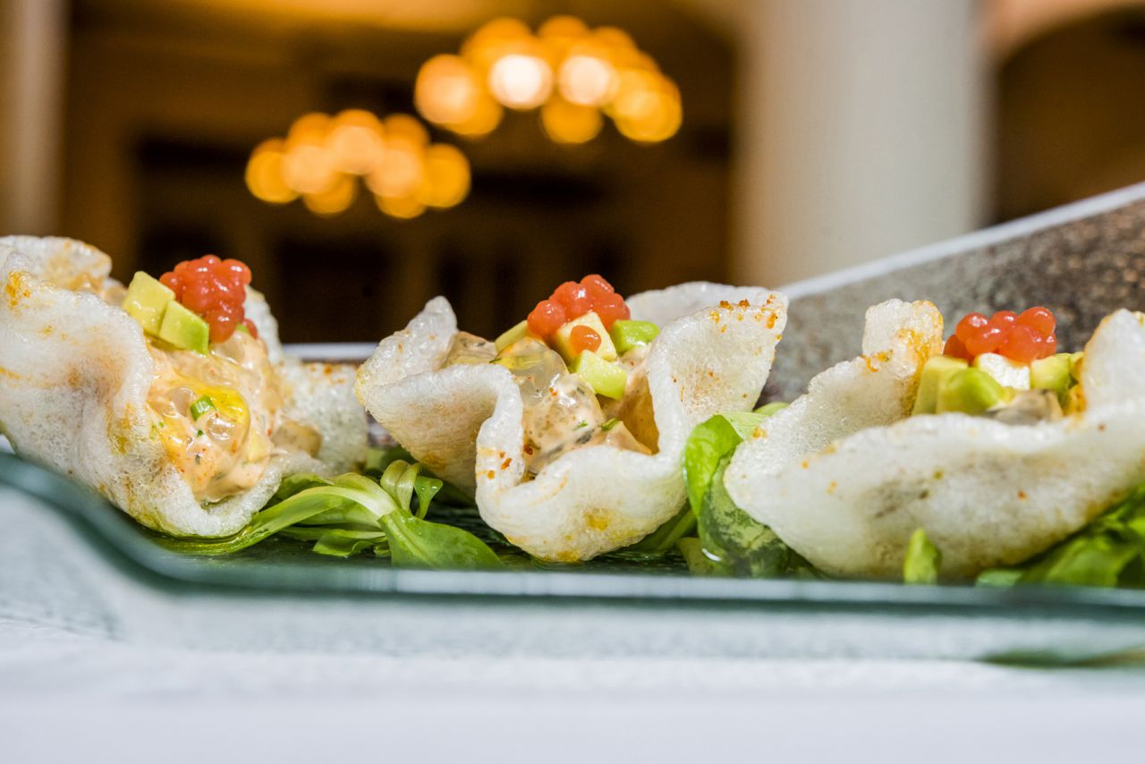 Tartar de langostino marinado