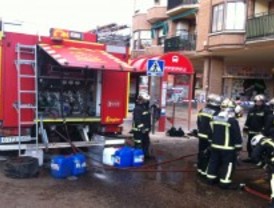Desalojados 200 vecinos de Pinto por un incendio en un garaje