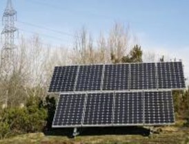 Placas solares en el Parque Forestal de Somosaguas de Pozuelo de Alarcón