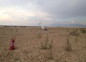 Fallecen dos vecinos de Madrid en un accidente de ultraligero en Segovia
