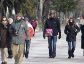 Madrid no se libra del intenso frío
