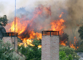Riesgo muy alto de incendios en el oeste y centro de la región