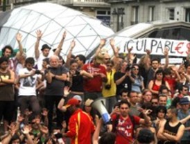 Solidaridad en Sol con los detenidos del 12-M