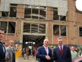 Gallardón y Sebastián visitan la futura 'Catedral de las Nuevas Tecnologías'