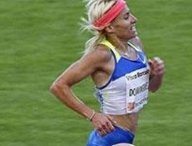 Marta Domínguez y Juan Carlos Higuero, en el Meeting de Madrid de Atletismo