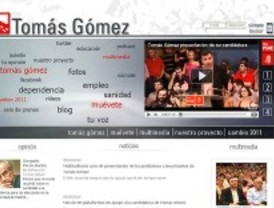 Gómez presenta una web 'a lo Obama' y reivindica su 'proyecto colectivo' para el PSM