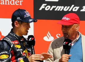 Vettel parece un niño pequeño y asustado