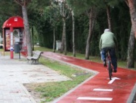 Las Rozas finaliza el primer tramo de carril bici que recorrerá el barrio de Las Matas