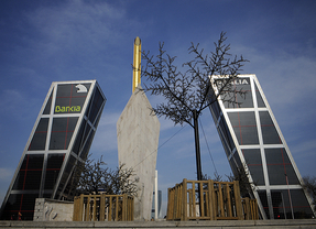 Sede de Bankia, en plaza de Castilla.