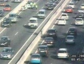 120 kilómetros de atascos en las carreteras madrileñas