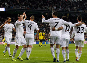 7-3: el Real Madrid golea al Sevilla en el Bernabéu