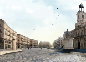 La Puerta del Sol, limpia de obstáculos