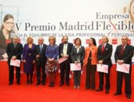 Esperanza Aguirre entregó los premios Madrid Empresa Flexible