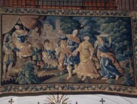 La iglesia de las Calatravas acoge una muestra única de tapices renacentistas y barrocos