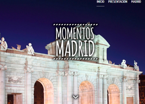 Portada de la nueva página Momentos Madrid del PP.