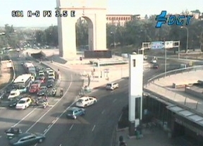 Hora punta tranquila en las carreteras