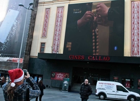 El Ayuntamiento permite nuevas pantallas gigantes en Centro y Chamberí